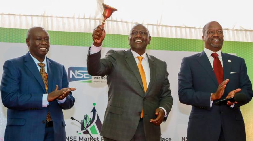 Ruto at NSE