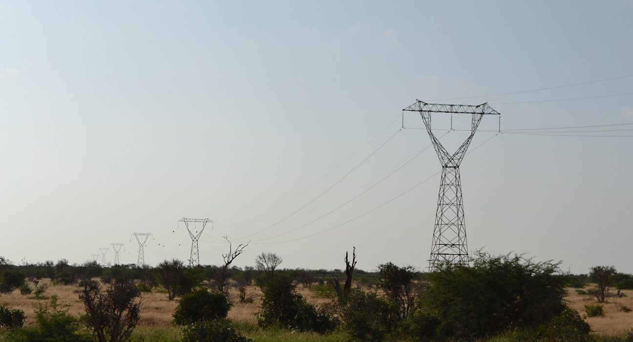 Electricity transmission line in Kenya