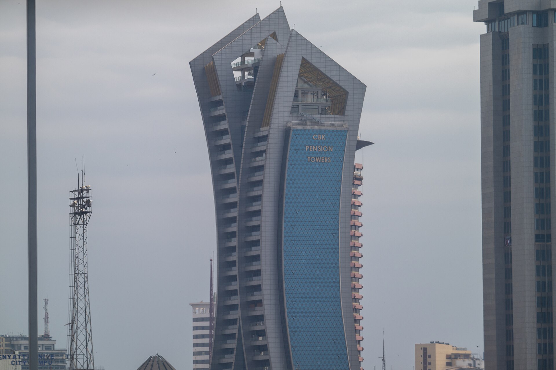 Central Bank of Kenya Pensions Tower in Nairobi