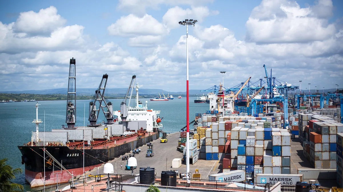 A general view of Mombasa Port on Kenya's Indian Ocean coast