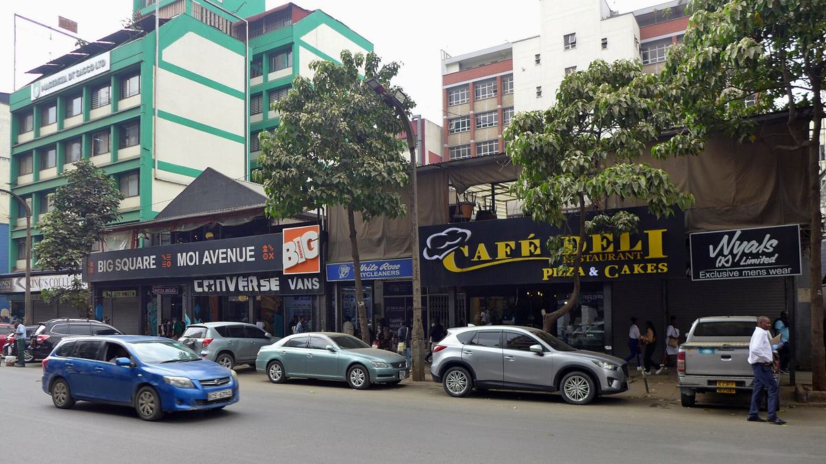 Moi Avenue in Nairobi central business district