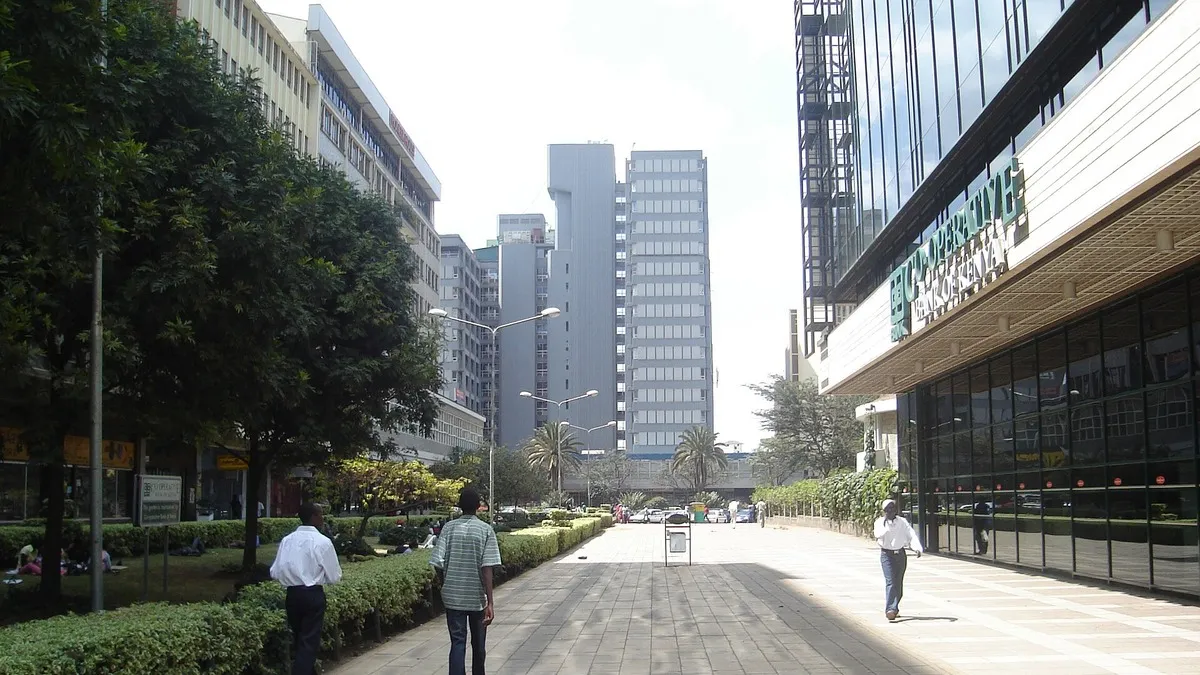 Pedestrians outside bank offices in Nairobi – co-operative bank of kenya ceo salary