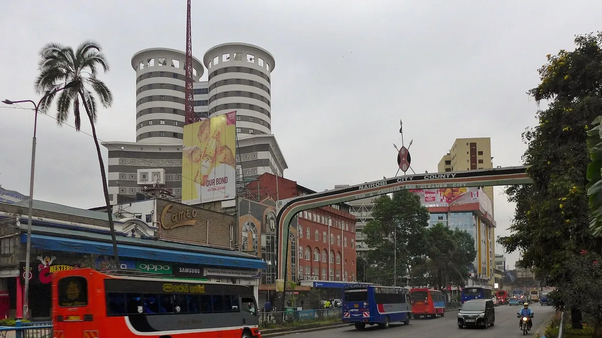 Kenyatta Avenue in Nairobi with KICC in view – Construction Tenders in Kenya: Open Works Tenders Updated Daily