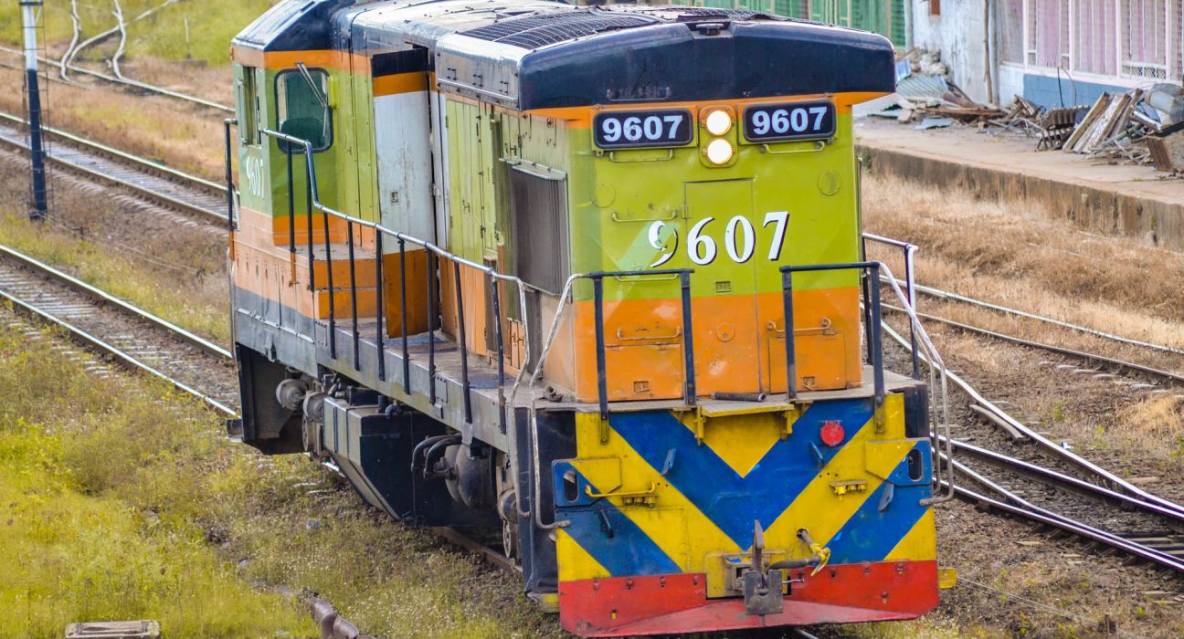 Kenya Railways diesel locomotive 9607 at Nairobi railway station