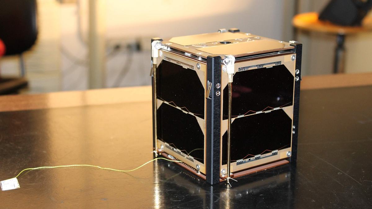 1KUNS-PF CubeSat during development