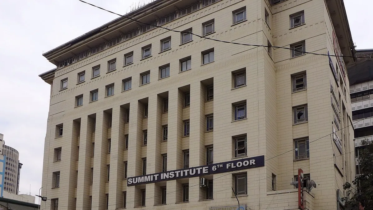 Bank House building in Nairobi CBD – illustrating Kuza Money Market Fund calculator
