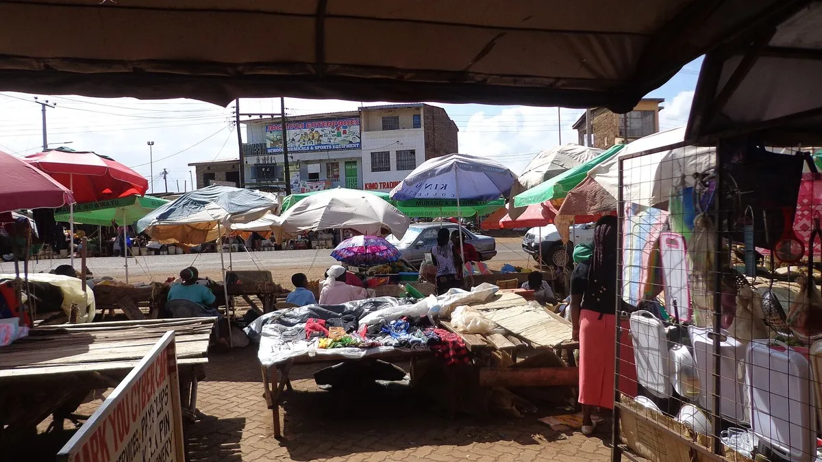 Traders at a market in Murang'a, Kenya: paramount bank loan calculator