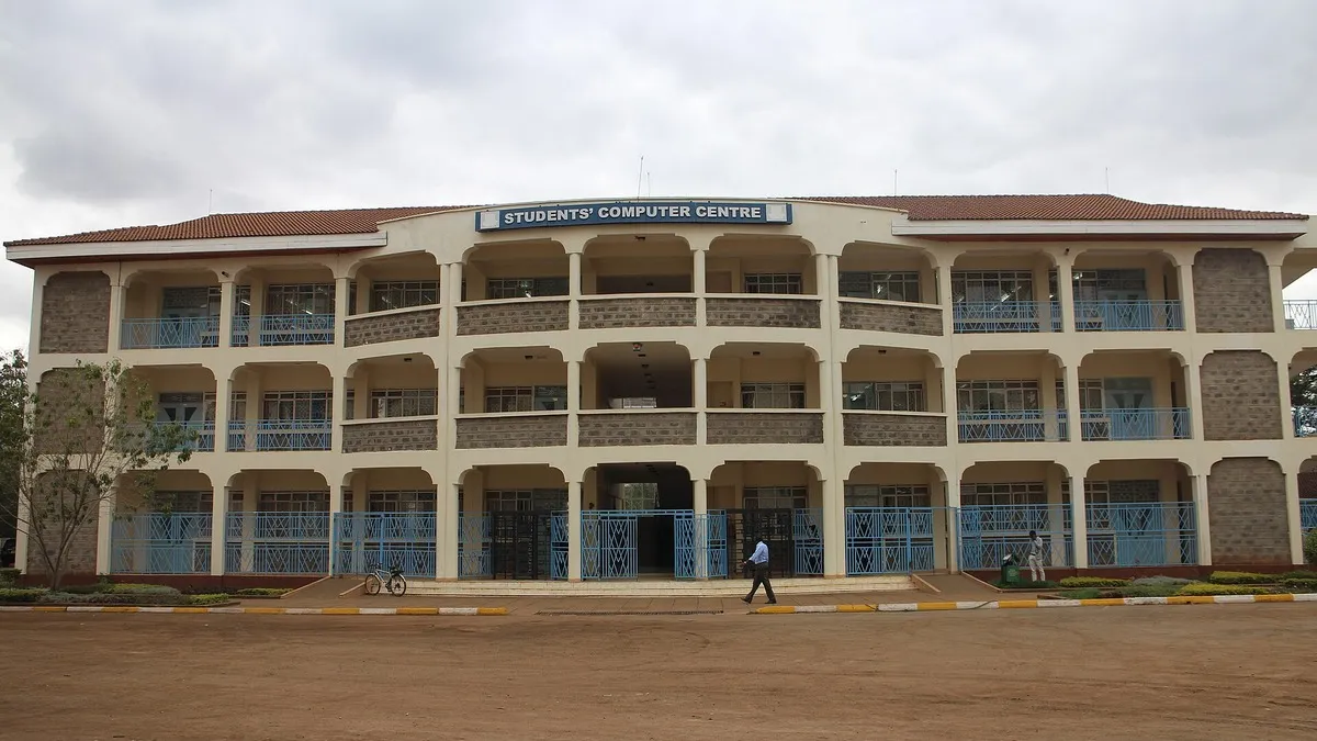 Kenyan university campus building – illustrating school fees kenya
