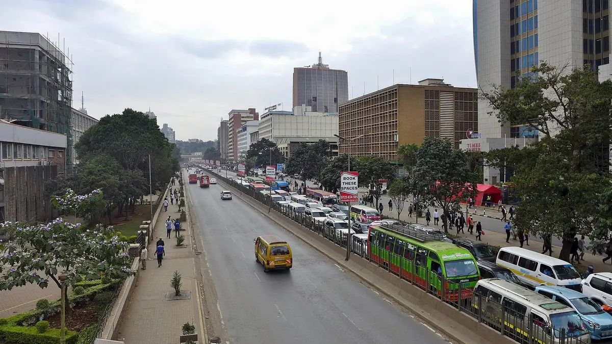 Haile Selassie Avenue traffic in Nairobi – smart dl collection