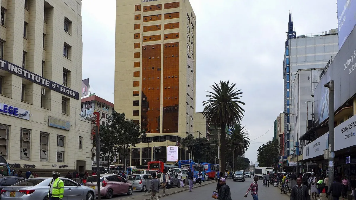 Moi Avenue, Nairobi CBD street scene: illustrating Sponsored Content in Kenya: How It Works and What It Costs