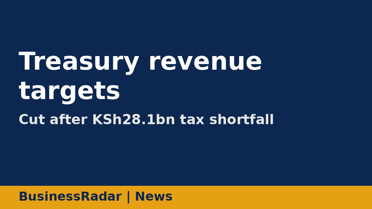 Treasury revenue targets