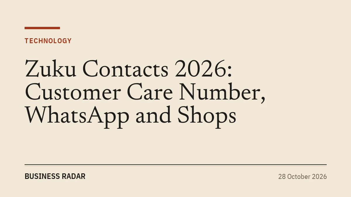 Zuku Contacts 2026: Customer Care Number, WhatsApp and Shops